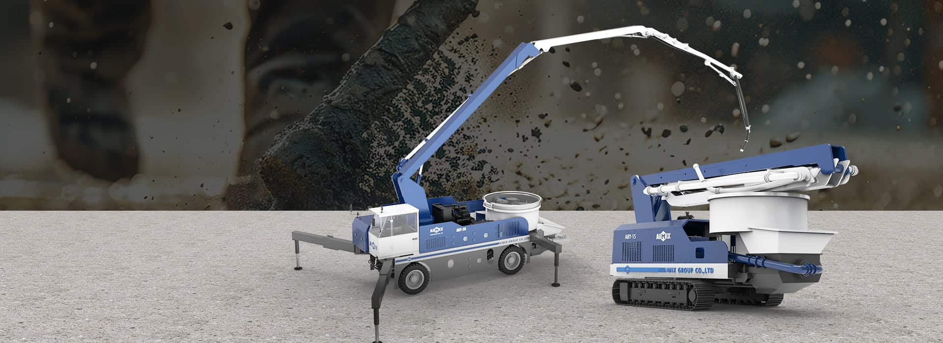 boom mixer pump