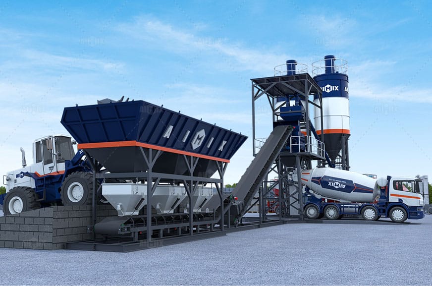 AJM series concrete mixing equipment