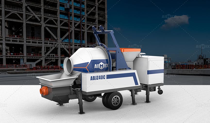 diesel concrete mixing pump price