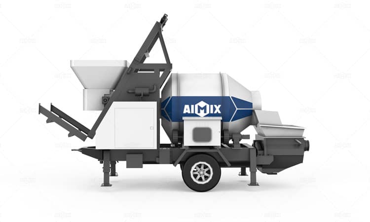 ABJZ30C Mini Diesel Concrete Mixer and Pump