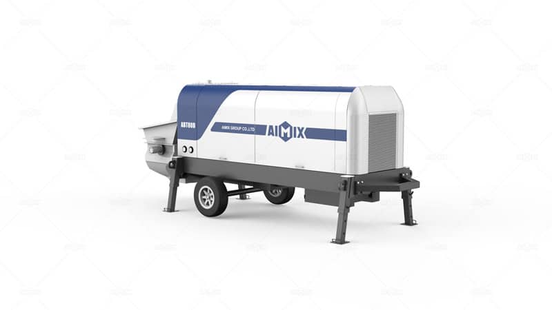 ABT80D Tow Behind Concrete Pump
