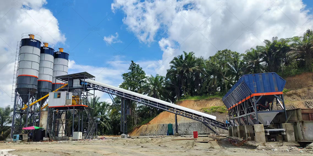 AIMIX Stationary Concrete Batching Plants