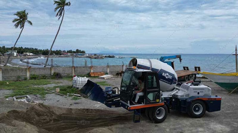 Concrete Mixer For Seaside Work