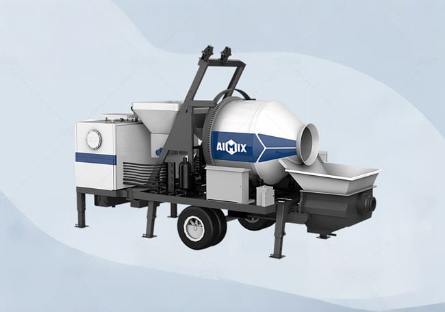Concrete Pump with Drum Mixer Sale in Saudi Arabia