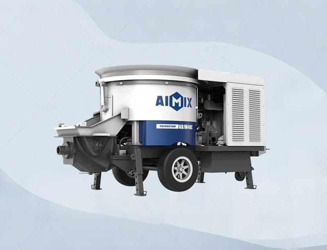 Concrete Pump with Planetary Mixer Equipment Saudi Arabia