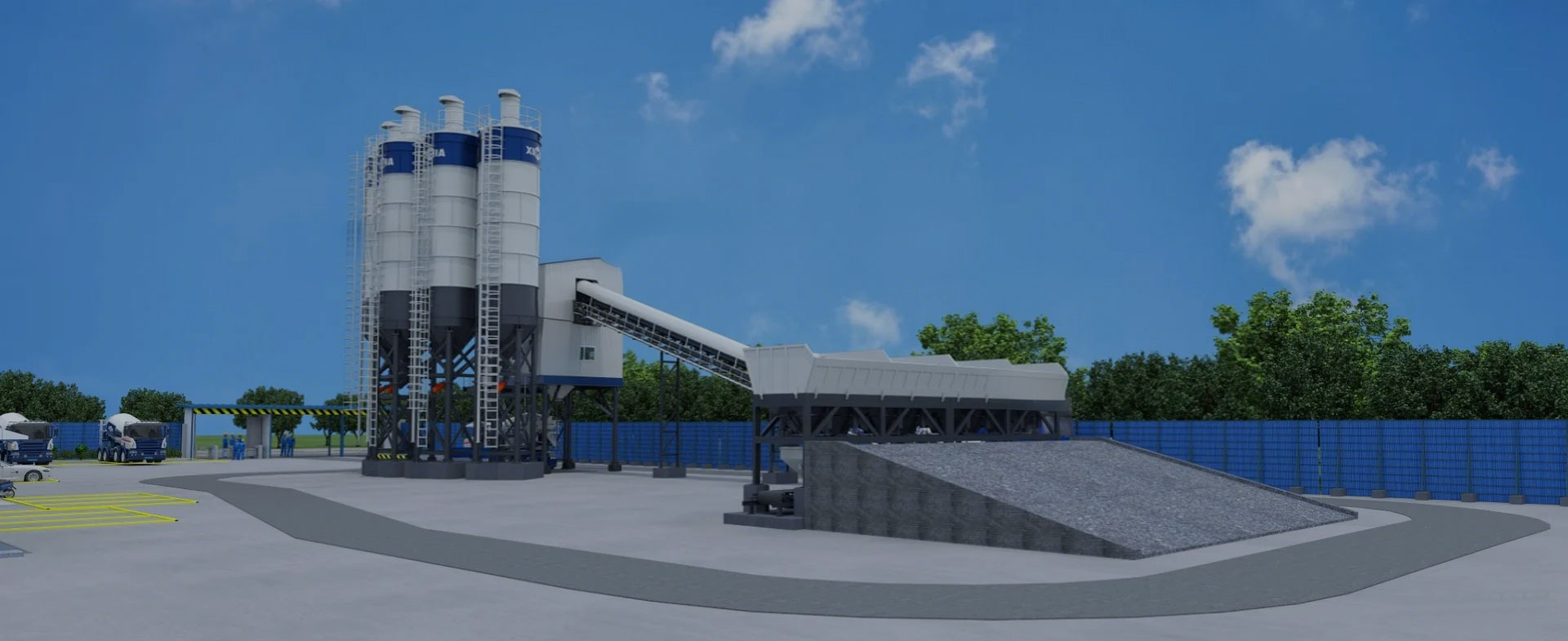 AIMIX wet mix concrete plant for sale