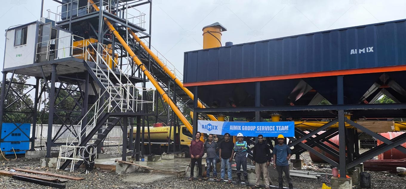 AIMIX good service on concrete plant
