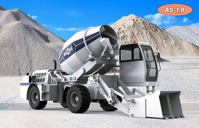 AS-1.8 self loading mixer in Guatemala