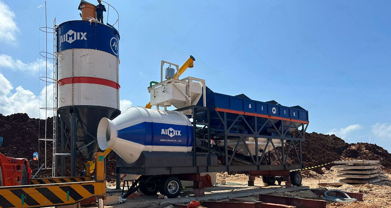 Choose a suitable wet mix concrete plant from AIMIX