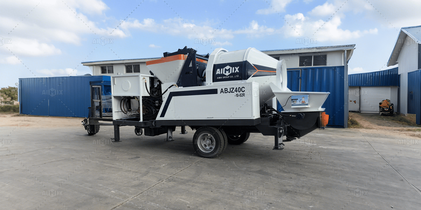 Concrete Pump Mixer SA Manufacturing in AIMIX Factory