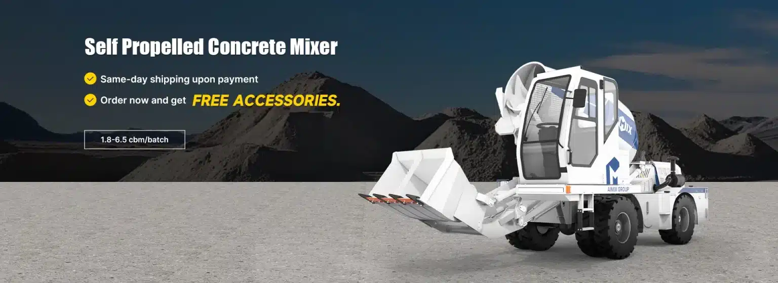 self propelled concrete mixer in Guatemala