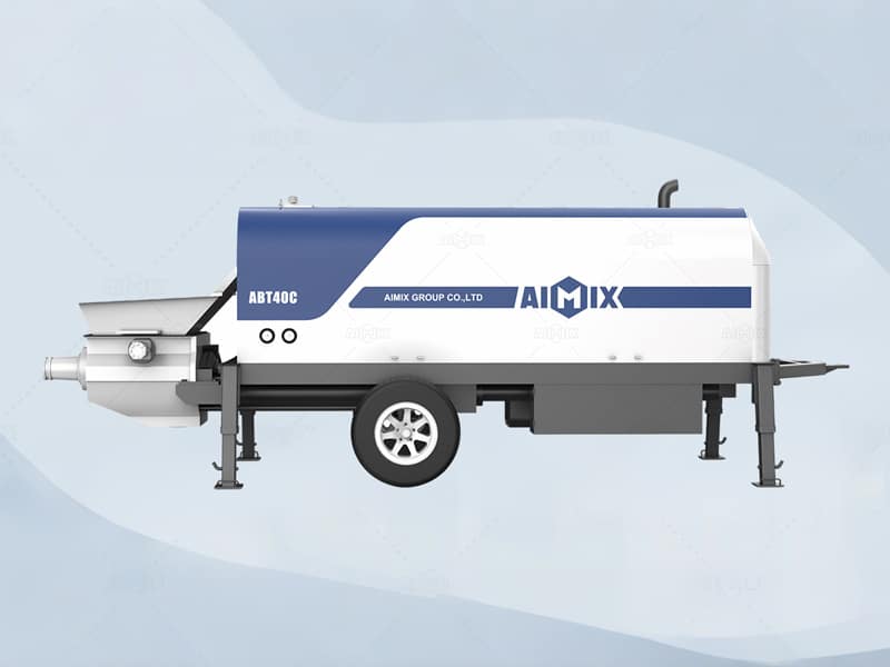 ABT40 concrete trailer pump machine