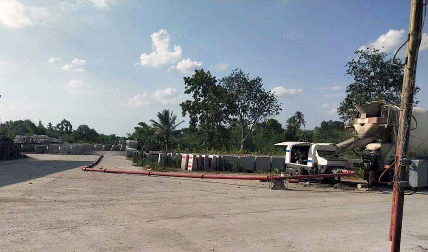 ABT40C Diesel Pumpcrete in the Philippines for warehouse Construction