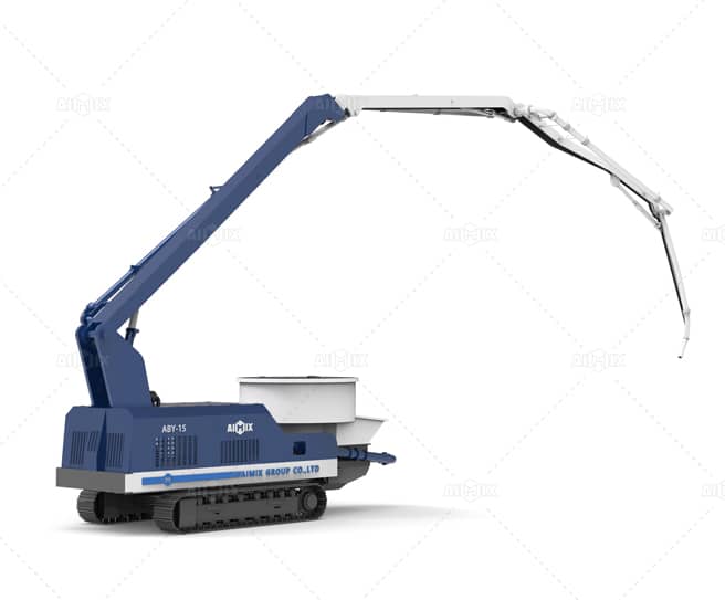 Crawler Type Boom Pump with Planetary Mixer for Narrow Space Operation