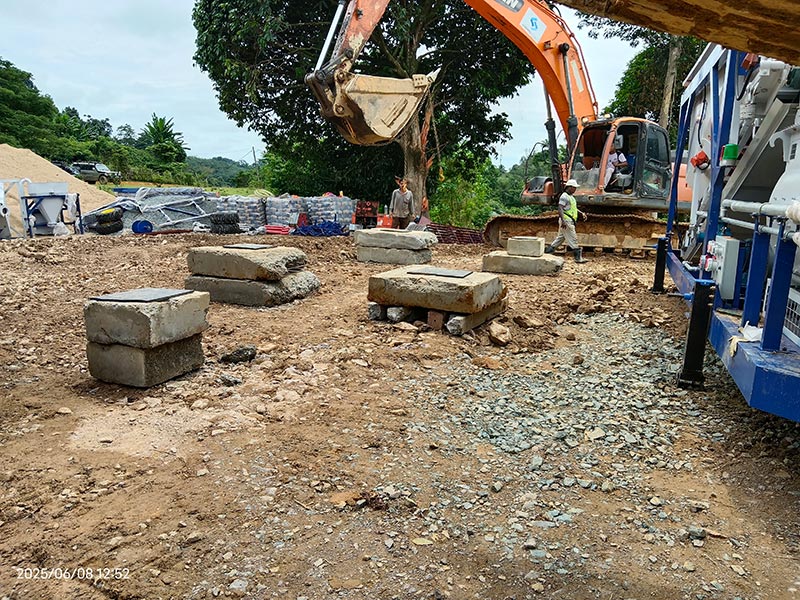 Foundation Work - Concrete Batch Plant Cost