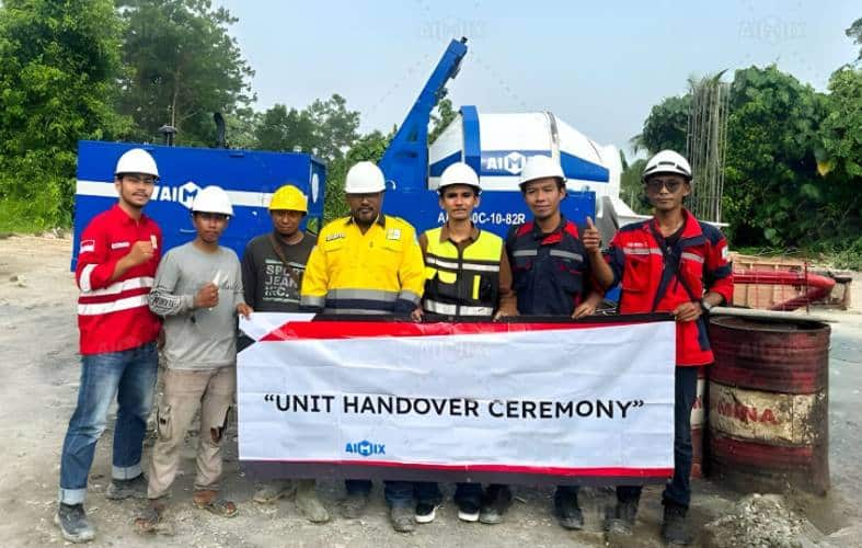 ABJZ40C Diesel Concrete Mix Pump for Road Construcion