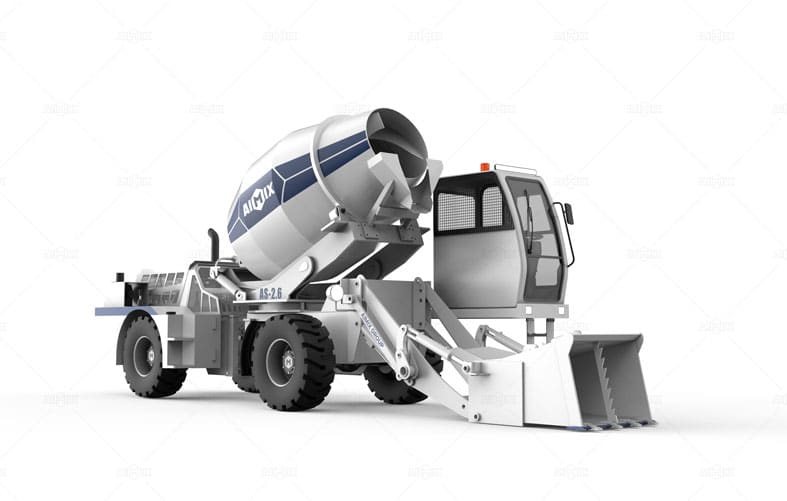 AS 2.6 Self Loading Concrete Mixer Truck in Turkey