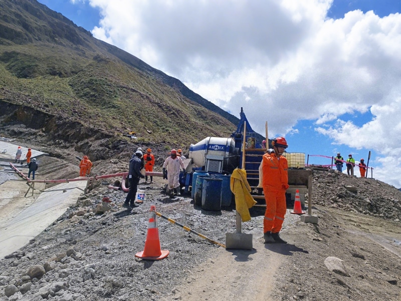 Concrete Mixer Pump in Jamaica for Foundation Work