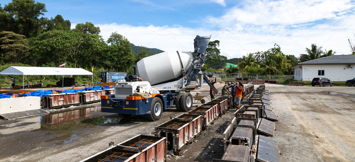 Construction Projects that self loading mixer applied in Turkey