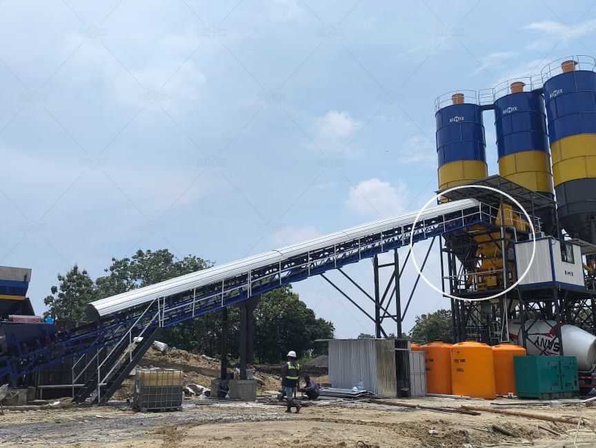 wet mix type plant on-site