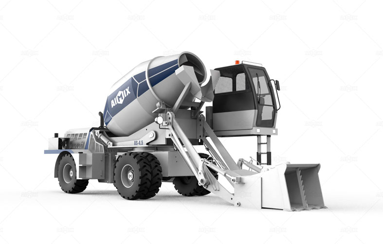 AS-4.5 Concrete Mixer self loading type in Ethiopia