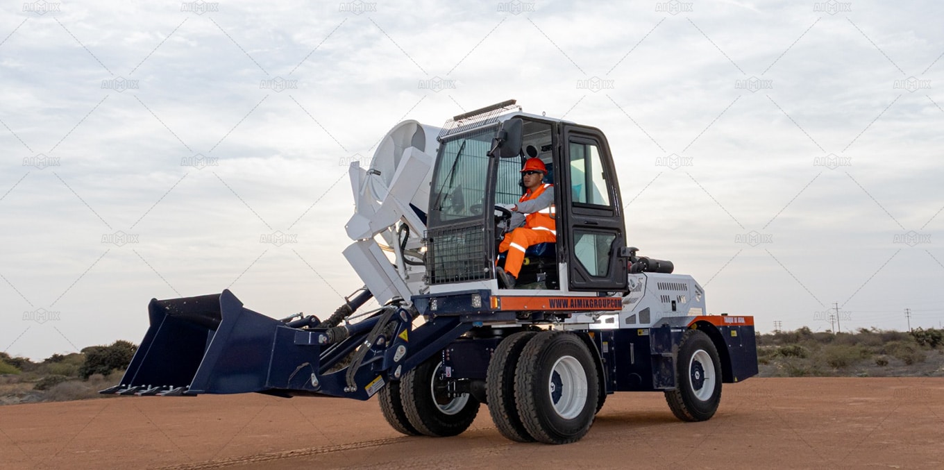 Concrete mixer in UK for Urban infrastructure and small-scale works