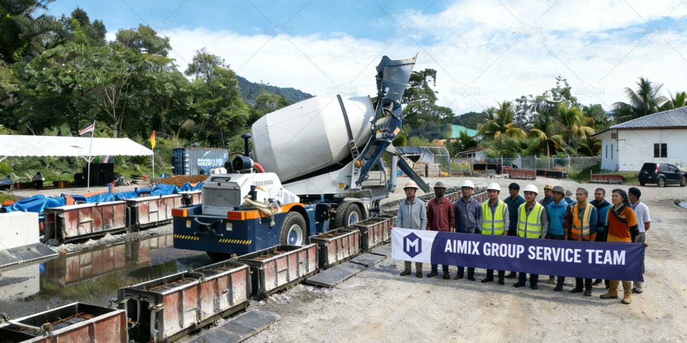 after-sales service for self loader mixer