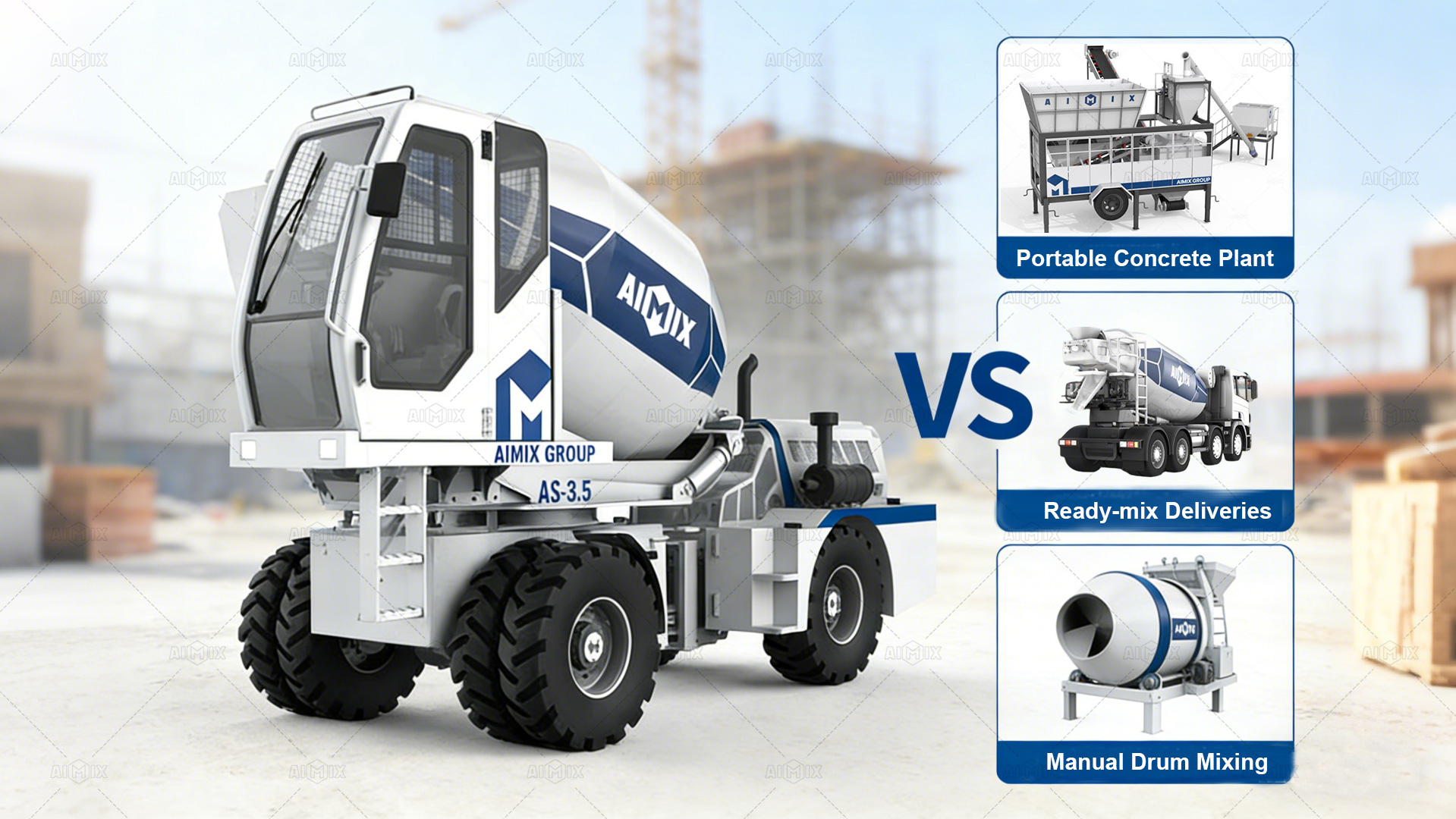 benefits of using concrete mixer self loading type in Ethiopia compared with other methods