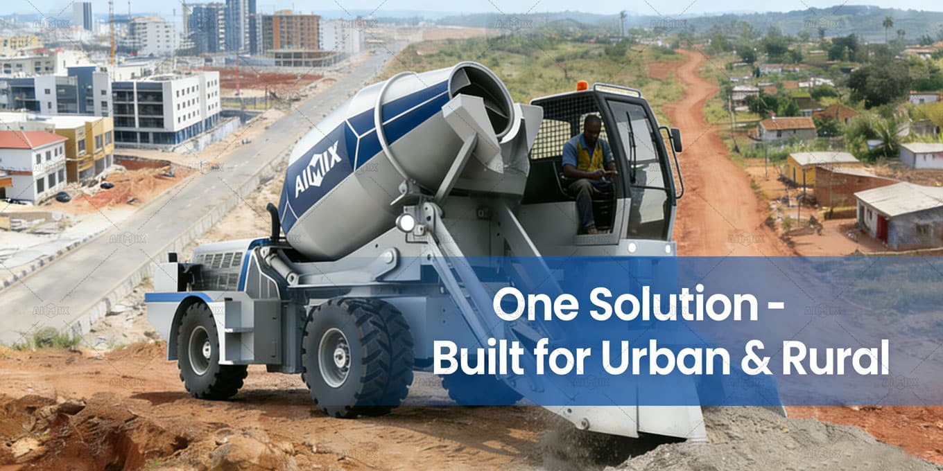 Ghana’s Construction Boom Demands Self-Loading Concrete Mixers