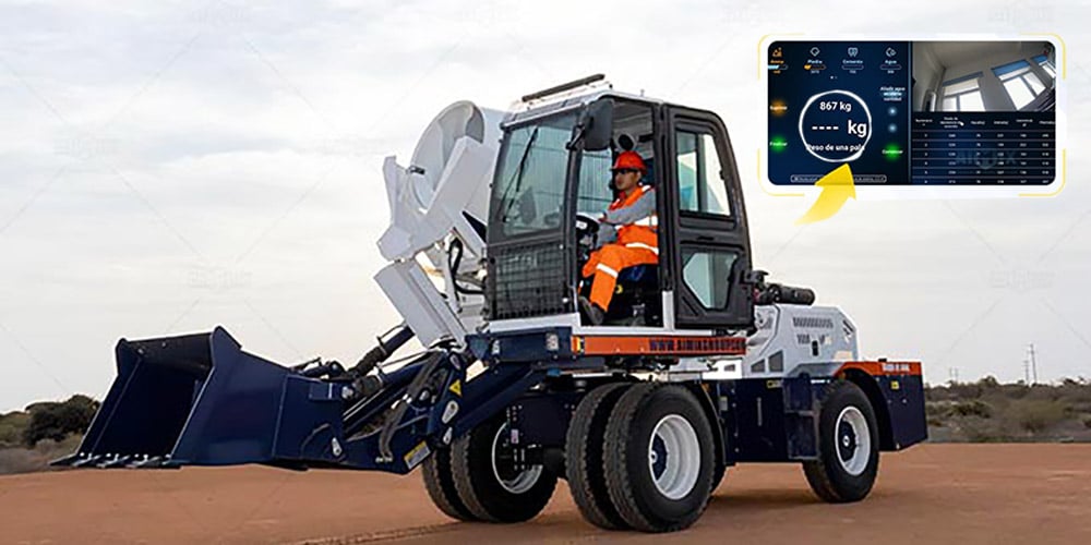 Operator-Centric, One-Person Smart Control for the self loading mixer