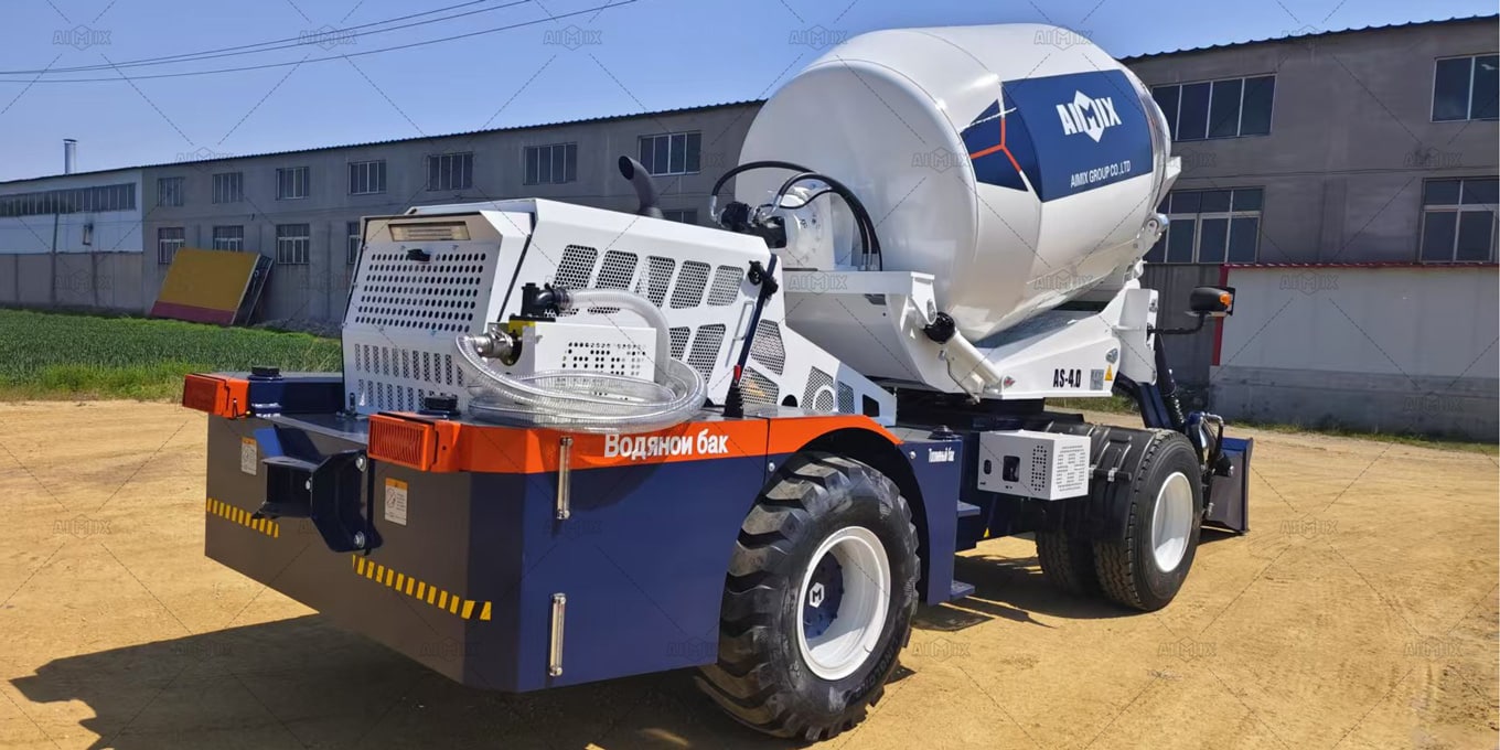 Russian client seeking for AIMIX self loading mixer