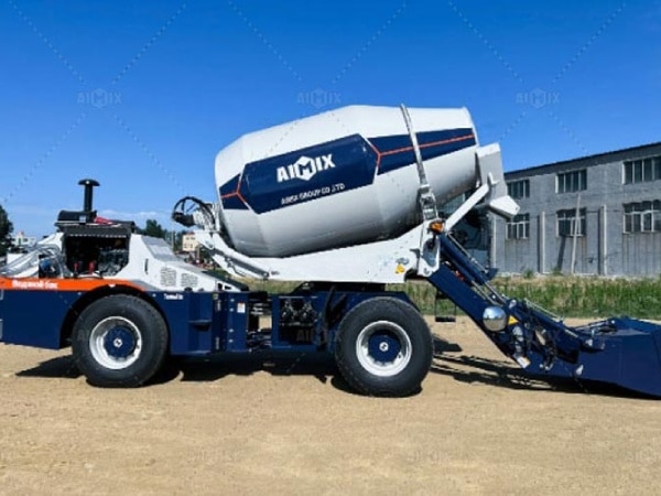 as-4. 5 self loading concrete mixer machine in Tanzania