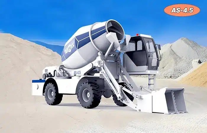 AS-4.5 self concrete mixer for sale in USA