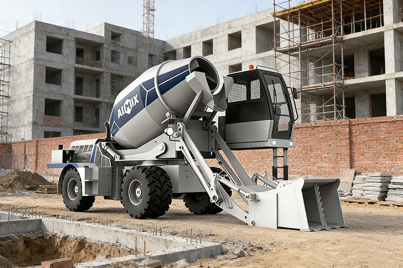AS-4.5 self loader mixer in Tanzania