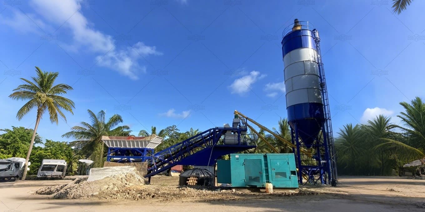 best AIMIX mobile batching plant operation on-site