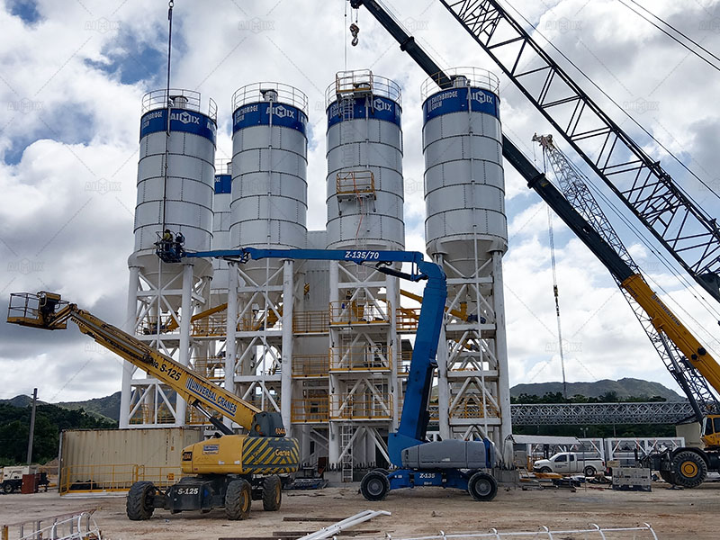 AIMIX Team Help Concrete Plant Installation in Guam