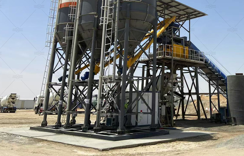 No Deep Foundation Required for the AIMIX concrete plant in UAE