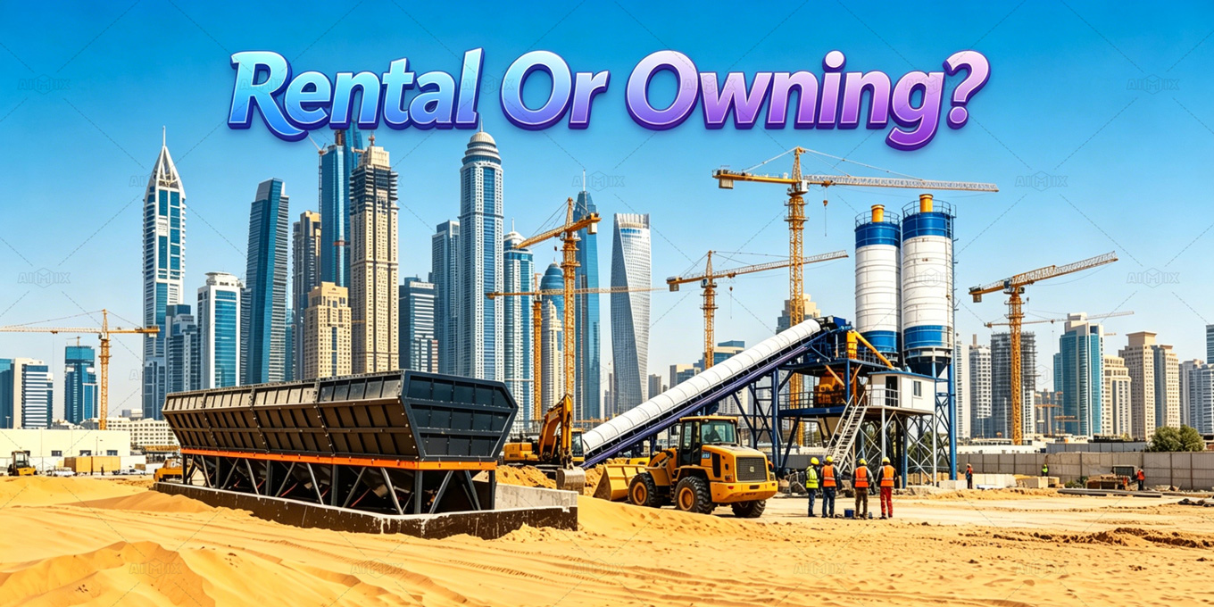 Rental vs. Owning a Concrete Plant in UAE