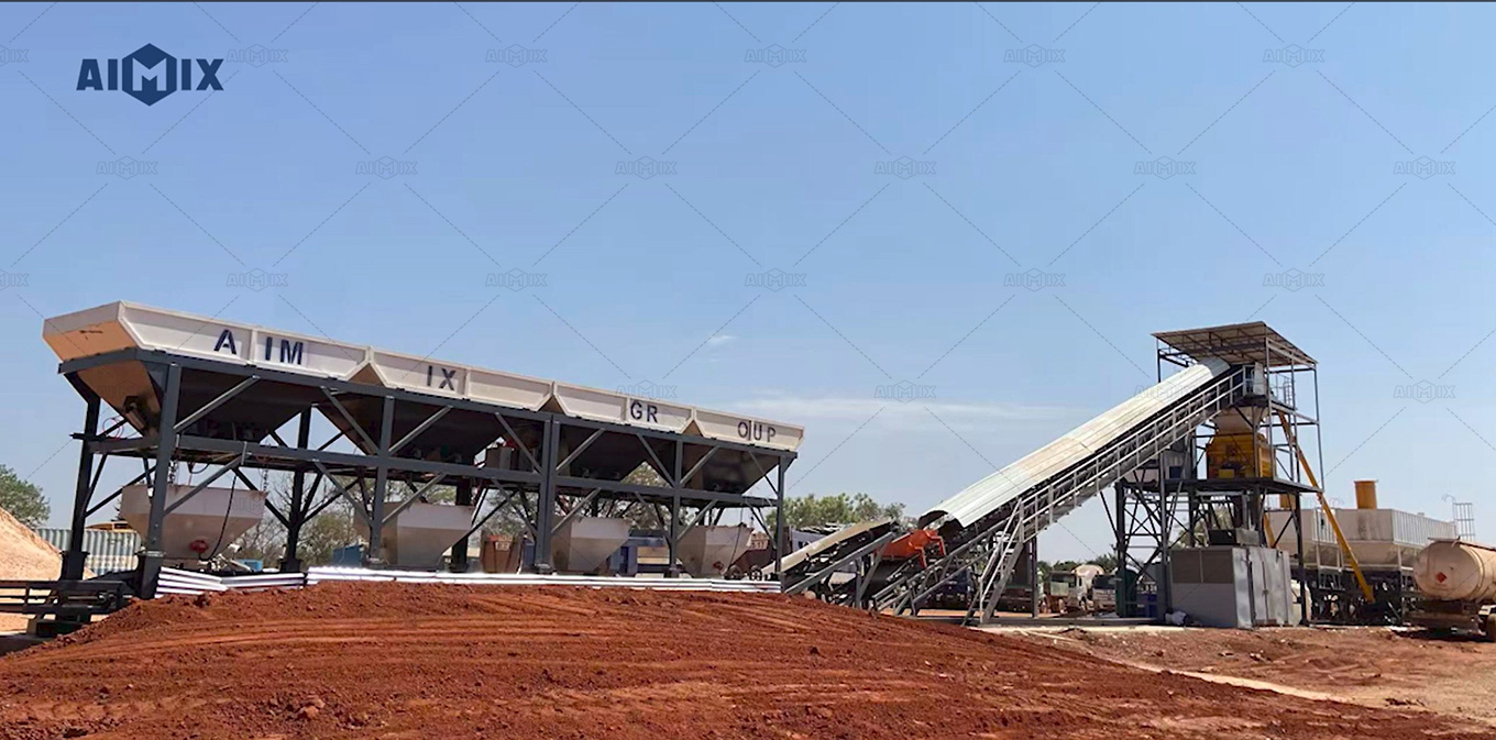 Start AJM series concrete plant business in UAE