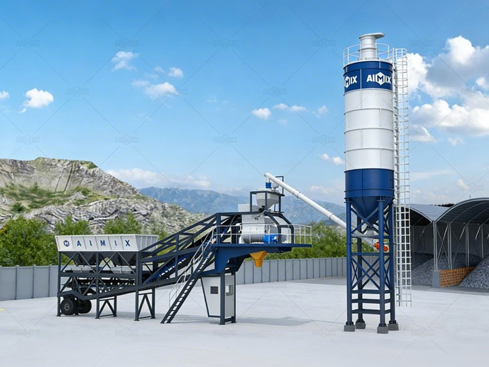 mobile batch plant for sale in UAE
