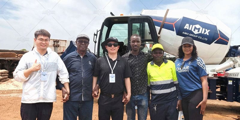 AIMIX Manager, Engineer and Agents in Guinea
