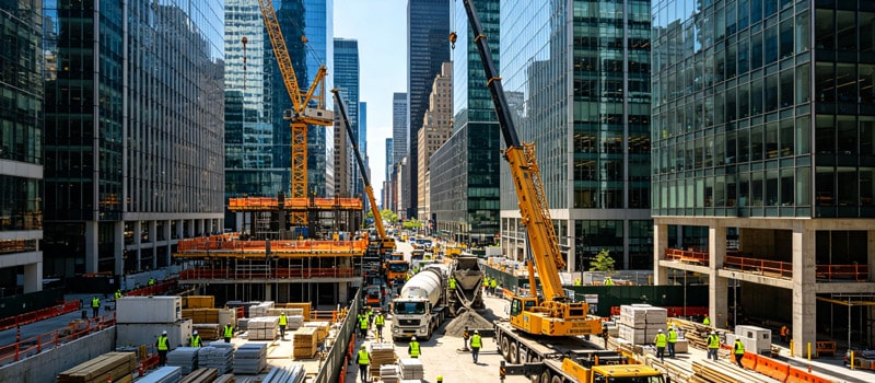 Limited Space Operation for Commercial Project