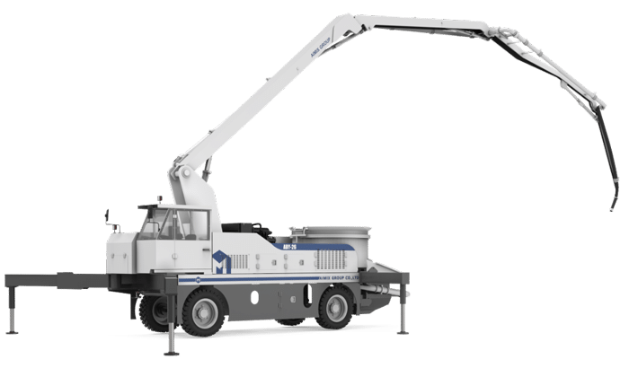 Wheeled Concrete Pump Mixer in AIMIX