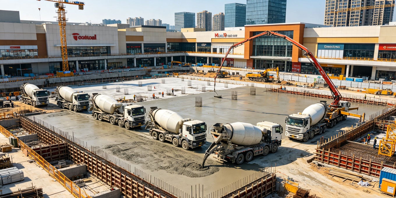 shopping mall construction
