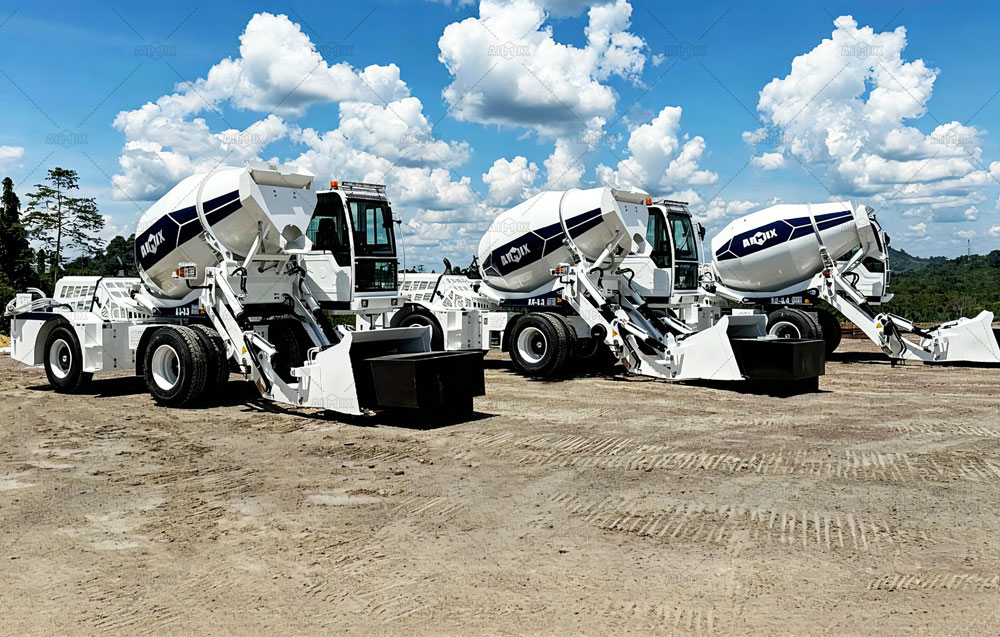 3 untis of Self loading Mixers for Power Substation Project In Malaysia