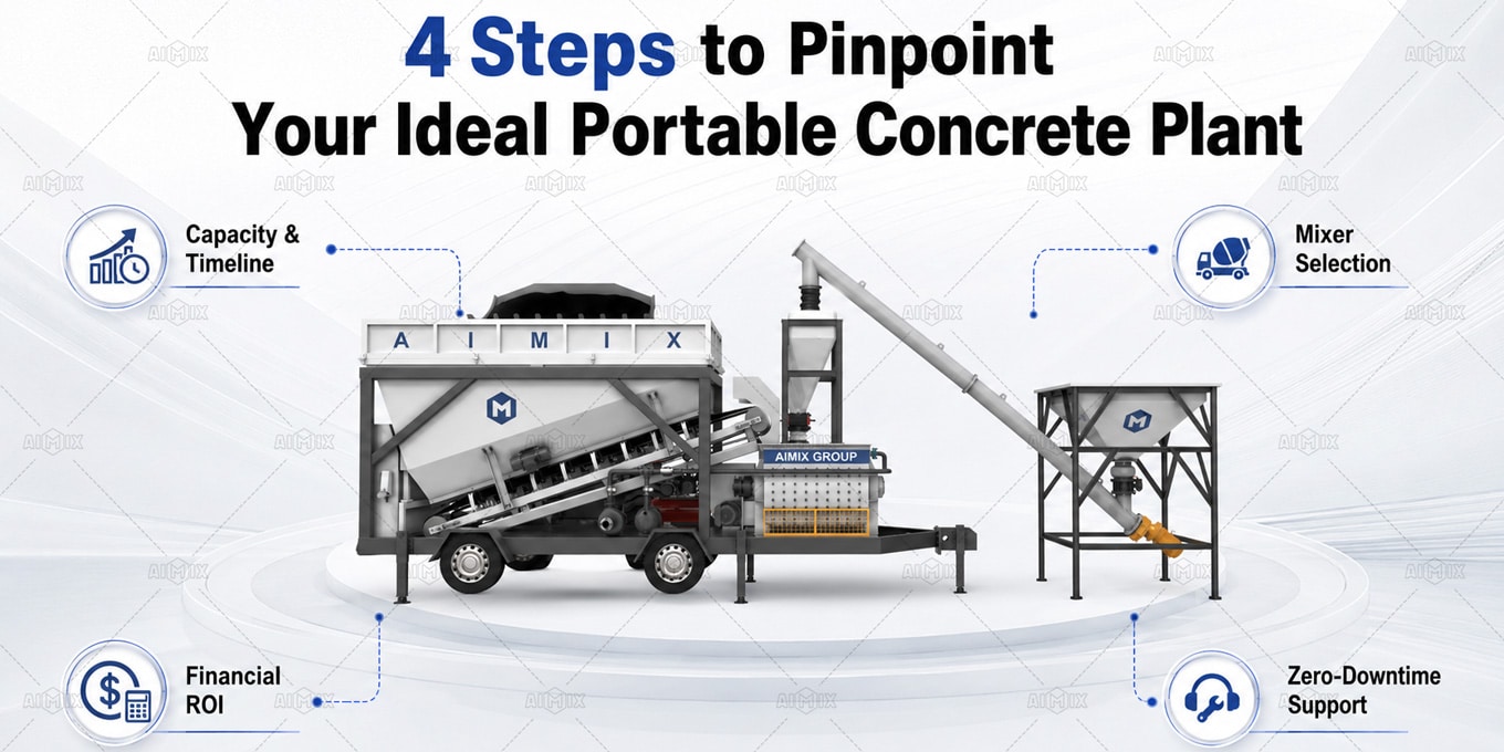 4 Core Decision Factors Affecting Your Portable Concrete Plant Choices