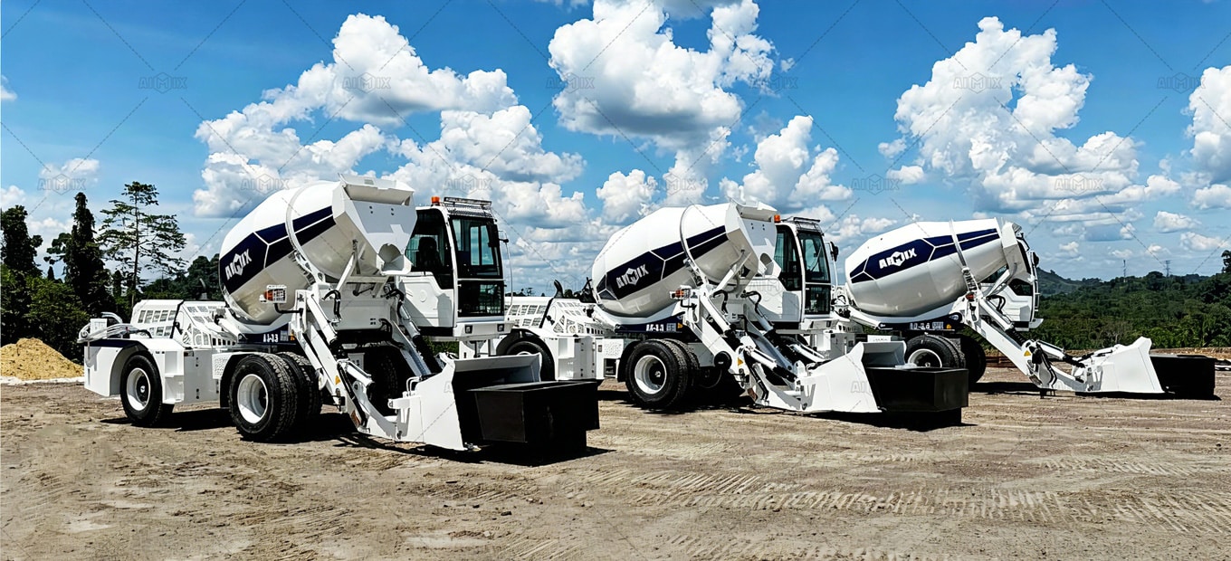AIMIX self loading concrete mixer for sale in Paraguay