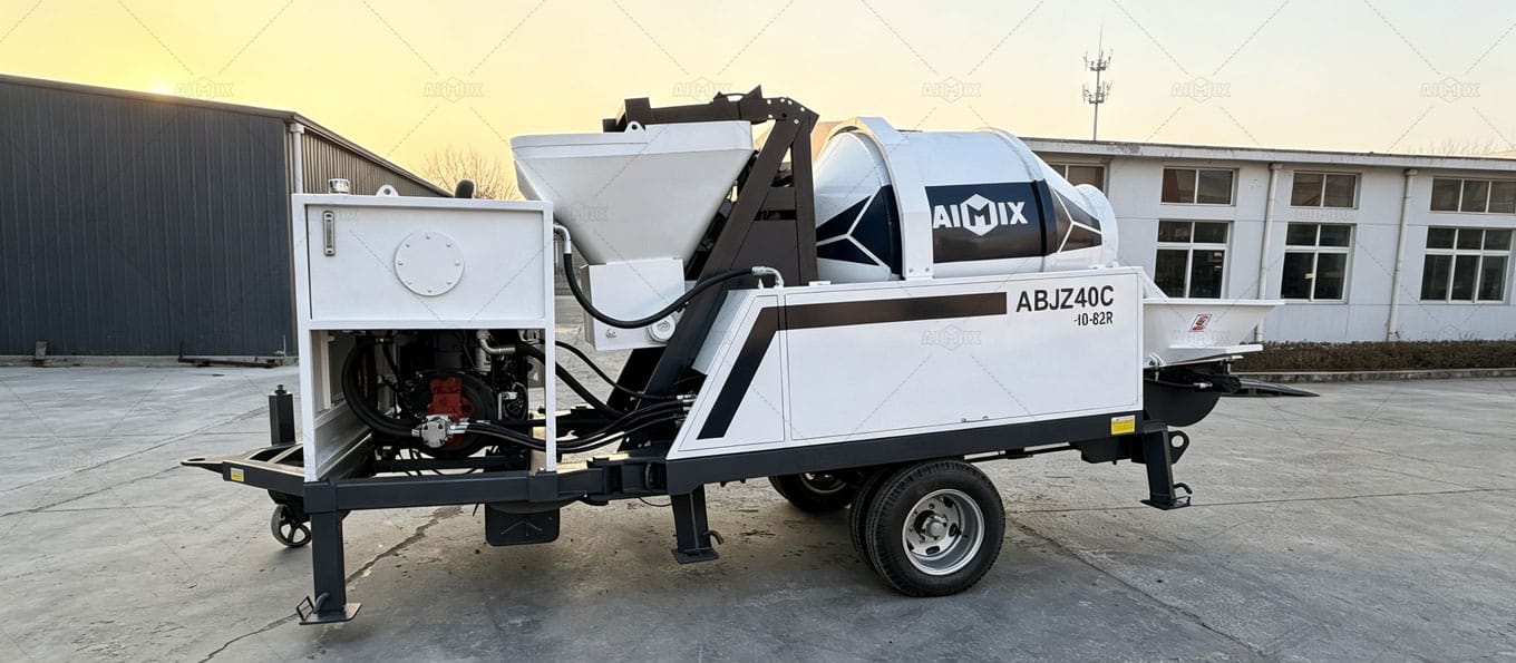 AIMIX small concrete pumping solution