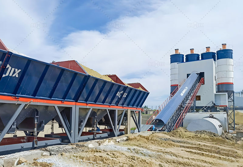 AJ180 Concrete Plant for Large-Scale Precast Concrete Factory