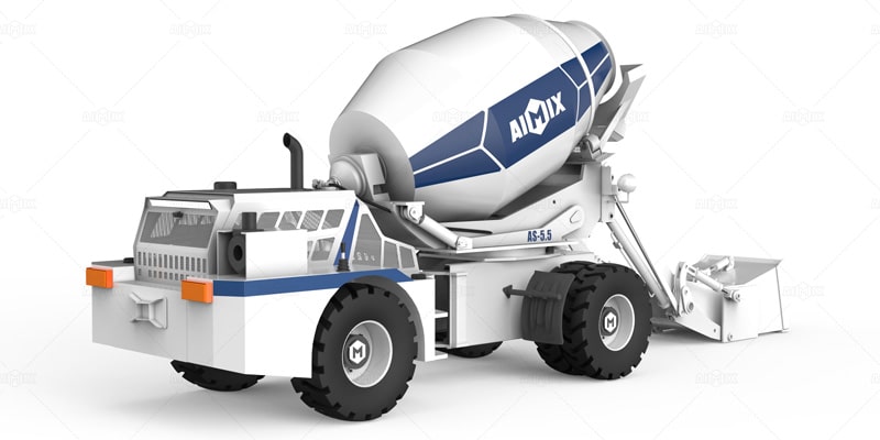 AS-5.5 Large Self Loading Mixer Truck in Paraguay